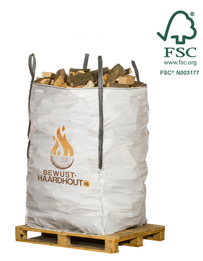 Beuken Haardhout - 1,5 kuub Big Bag